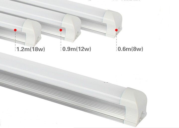 9 watt integrati 600 mm di 2ft t8 portato luce ce tubo rohs, 110 lm / w