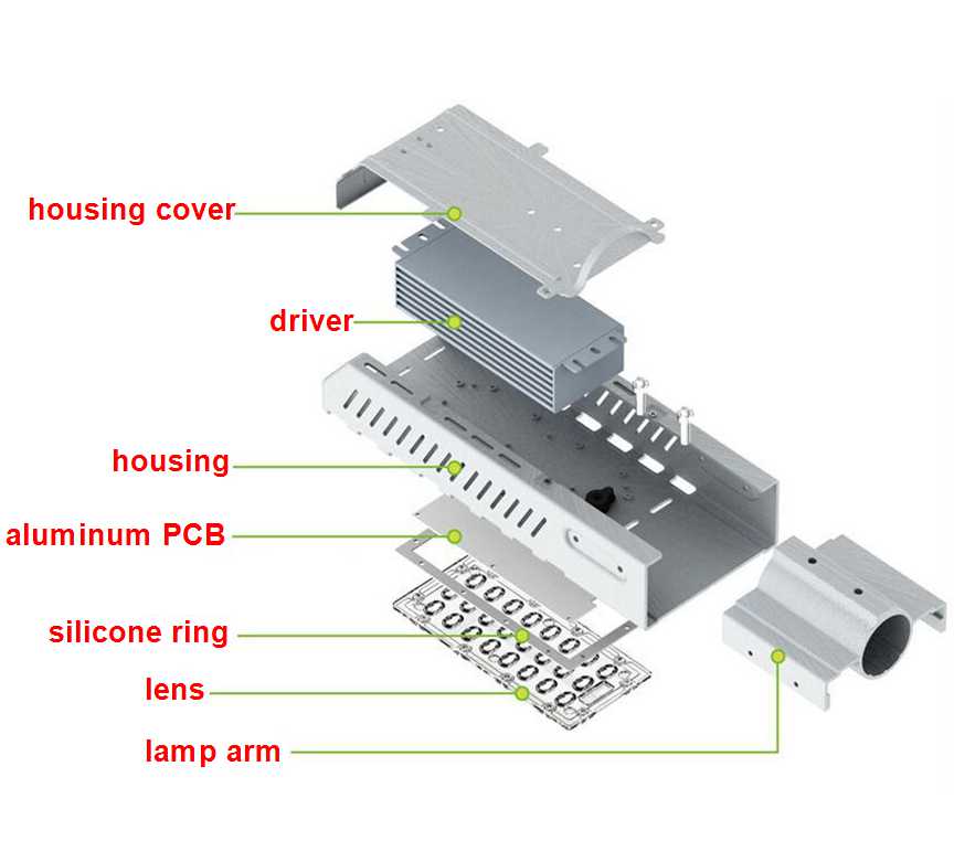 Led Street Lamp 40Watt  Outdoor Led Street Lights  85 - 265VAC